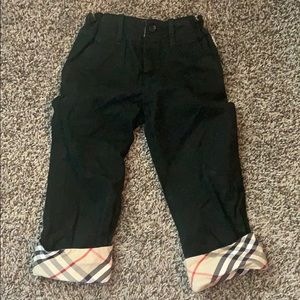 Toddler Burberry Black Pants